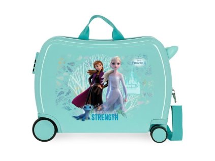 JOUMMABAGS Dětský kufřík na kolečkách Ledové Království Find Your Strenght MAXI ABS plast, 50x38x20 cm, objem 34 l