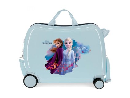 JOUMMABAGS Dětský kufřík na kolečkách Ledové Království Nature is magical MAXI ABS plast, 50x38x20 cm, objem 34 l