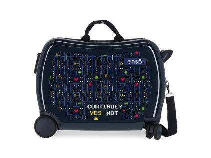 JB 9329822 detsky kufrik kolecka enso gamer navy maxi