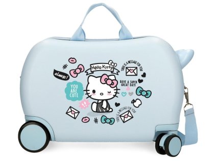 JB 2151021 detsky kufrik kolecka hello kitty you are cute