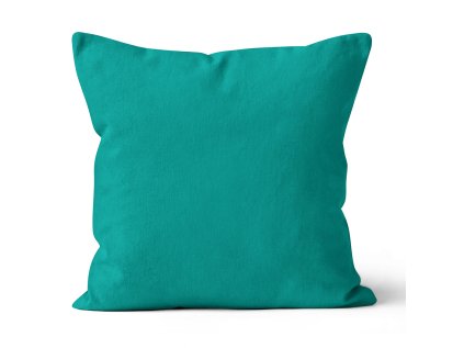 43546 mikroplysovy povlak na polstarek 40x40 smaragdovy