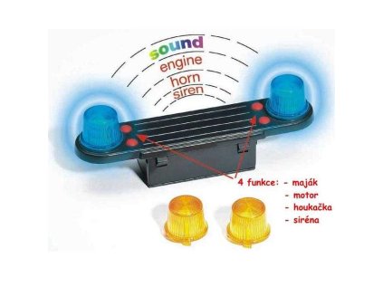 BRUDER 2801 Majak se svetlem a sirenou 1