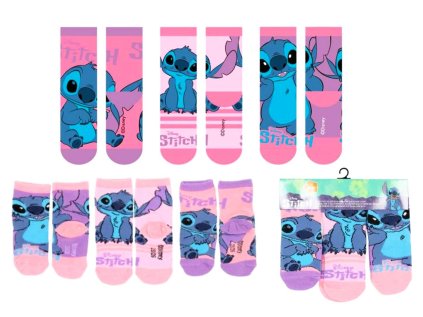 SADA 3 KS PONOŽKY LILO A STITCH (Velikost 23-26)