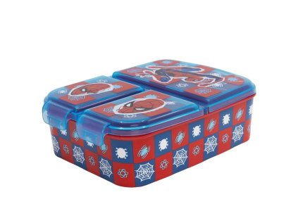 vyr 4540 multi compartment sandwich box spiderman arachnid grid 1 u