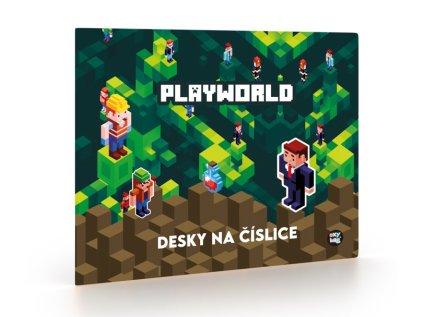 Oxybag Desky na číslice čísla Playworld ve stylu Minecraft 4-01825