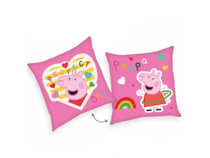 obojstranny dekoracny vankusik 40 40cm herding peppa pig
