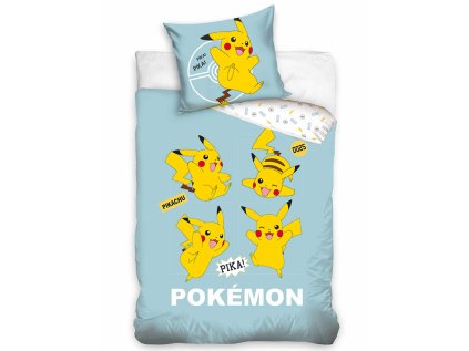 44017 2 detske povleceni pokemon pika pika pikachu