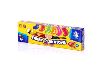 Temperové barvy v kelímku Astra 12+1x20ml, 301115005