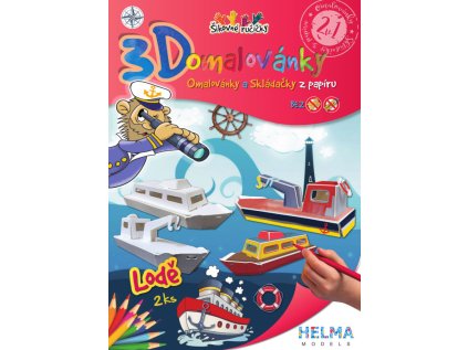 3D omalovánky SD29 Lodě