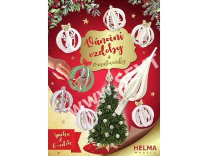 3D omalovánky OV7 Vánoční set II