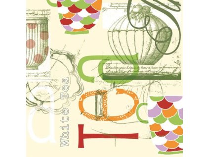 Ubrousky MAKI L (20ks) Frame Ornaments White