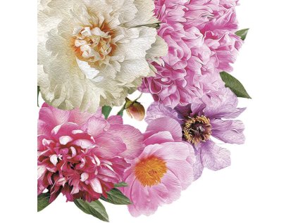 Ubrousky MAKI L (20ks) Blooming Peonies