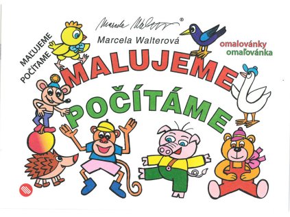 MEZUZA Omalovánky A5 Malujeme a počítáme