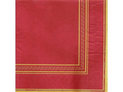 Ubrousky MAKI L (20ks) Red & Gold Frame