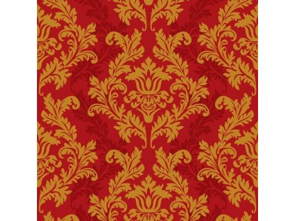Ubrousky MAKI L (20ks) Red & Gold Wallpaper