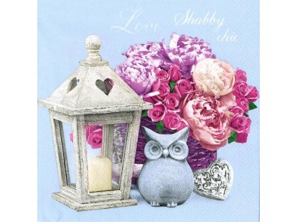 Ubrousky MAKI L (20ks) Shabby Chic with Lantern