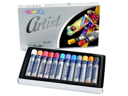 Colorino Artist pastele olejové metalické 12ks