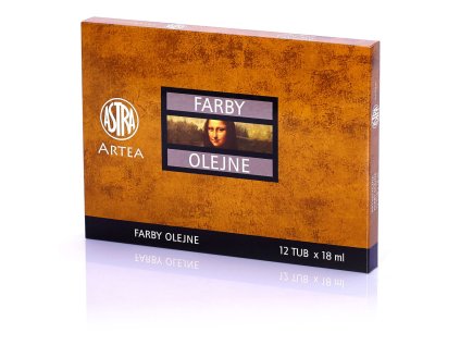 Olejové barvy Artea 12 barev 18 ml