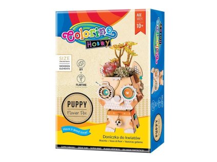 Colorino HOBBY Flower Pot Puppy