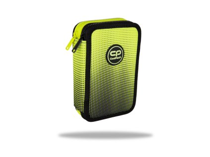 Penál 2 zipy Jumper Gradient Lemon - vybavený