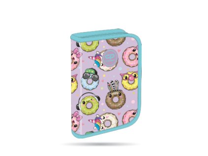 Penál 1 zip Clipper Happy Donuts - prázdný