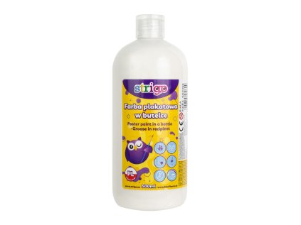 Temperová barva STRIGO 500 ml bílá