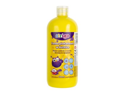 Temperová barva STRIGO 500 ml - žlutá