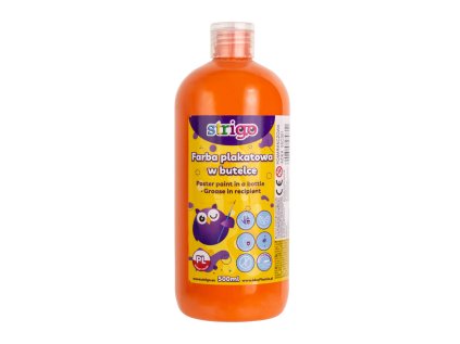 Temperová barva STRIGO 500 ml - oranžová