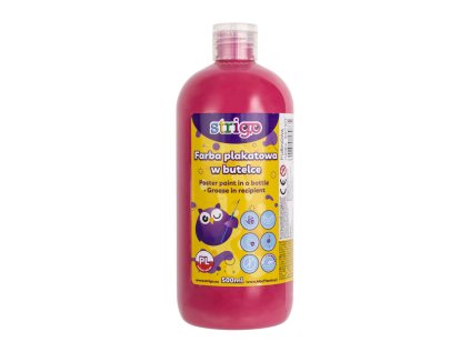 Temperová barva STRIGO 500 ml - rubínová