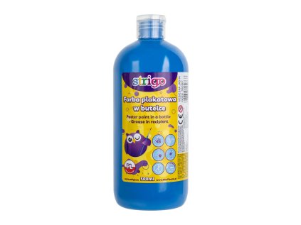 Temperová barva STRIGO 500 ml - modrá světlá
