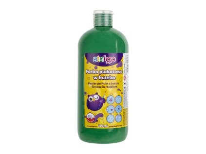 Temperová barva STRIGO 500 ml - zelená