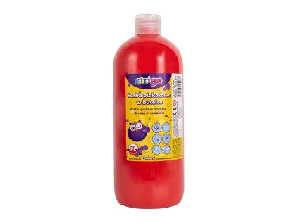 Temperová barva STRIGO 1000 ml - červená
