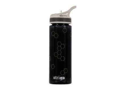 Láhev na pití STRIGO 600 ml Honeycomb černá
