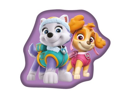 ST 277270 tvarovany mikroplysovy polstarek paw patrol purple