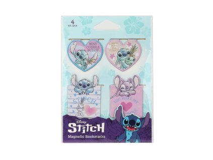 STITCH magnetické záložky 4ks vzor 2