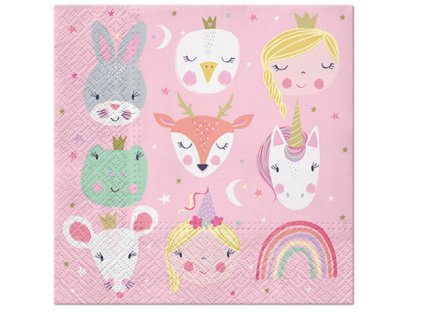 Ubrousky PAW Dekor L (20ks) Magical Friends