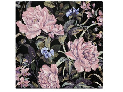 Ubrousky PAW Dekor L (20ks) Flowers Mystery