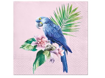 Ubrousky PAW Dekor L (20ks) Exotic Parrot