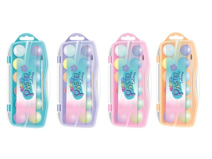 Colorino pastel vodové barvy 12ks 23mm