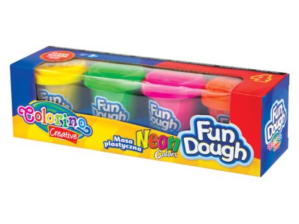 Colorino Fun Dough 4ks x56g Neon