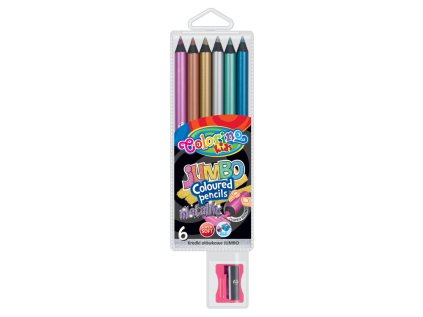 Colorino pastelky JUMBO 6ks kulaté meta
