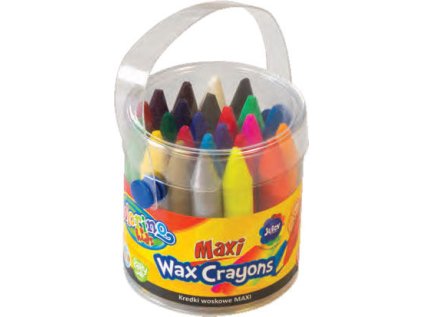 Colorino voskovky MAXI 24ks kyblík