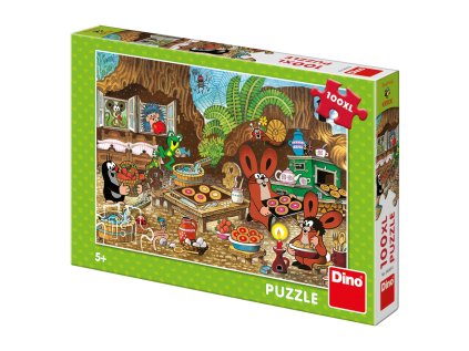 Dino Puzzle Krtek v kuchyni 100 XL