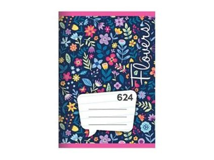 vyr 4619 sesit a6 20 listovy linkovany 624 2 flowers