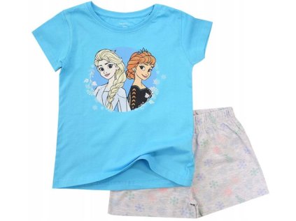 PYŽAMO FROZEN em a317 modro - šedé (Velikost 104)