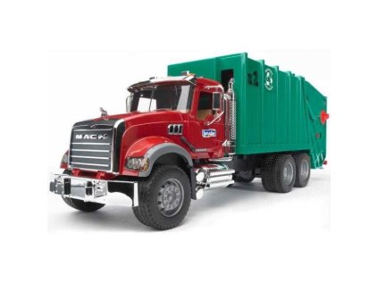 Bruder Nákladní auto MACK Granit popelář zelený