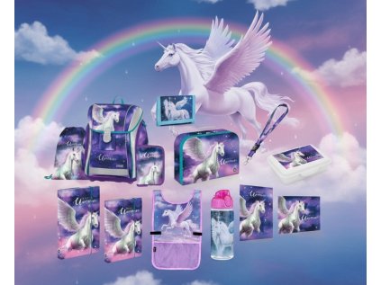Oxybag Školní sada set 13ks PREMIUM LIGHT Pegas Unicorn Jednorožec batoh 0-75825/013b