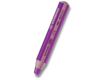 Pastelka Stabilo Woody 3v1 - lila