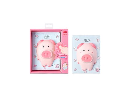 SQUISHY zápisník Prasátko 128 stran