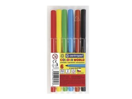 Fix CENTROPEN 7550/ 6 barev trojhranné